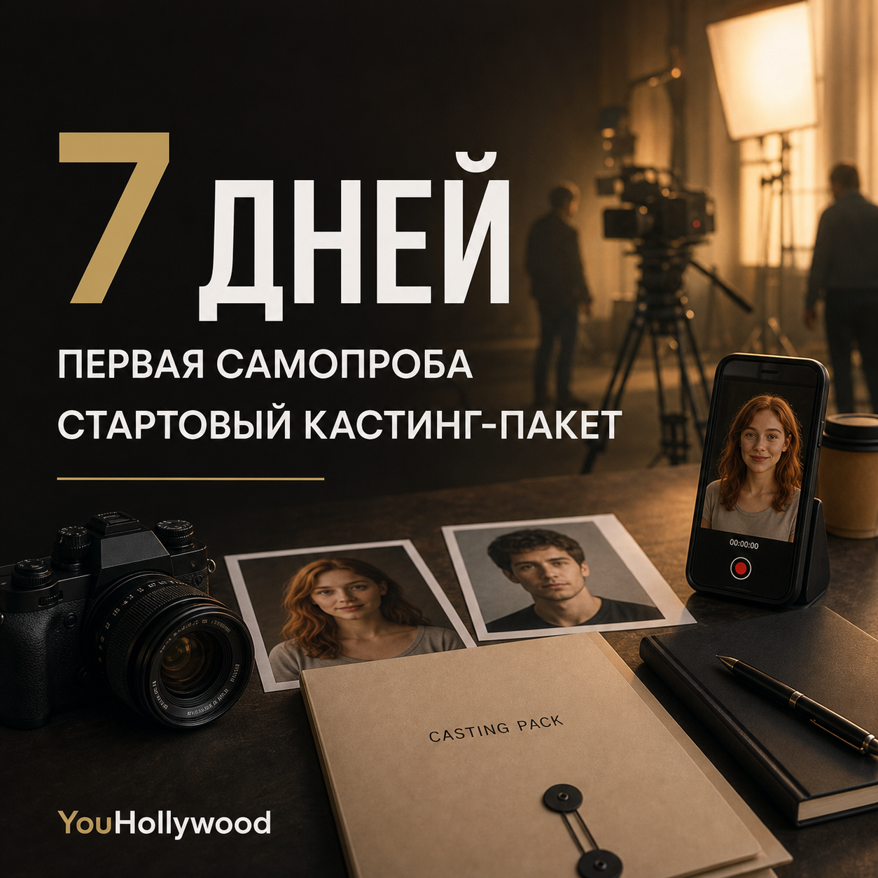 Карточка практикума: 7 дней, первая самопроба и стартовый кастинг-пакет