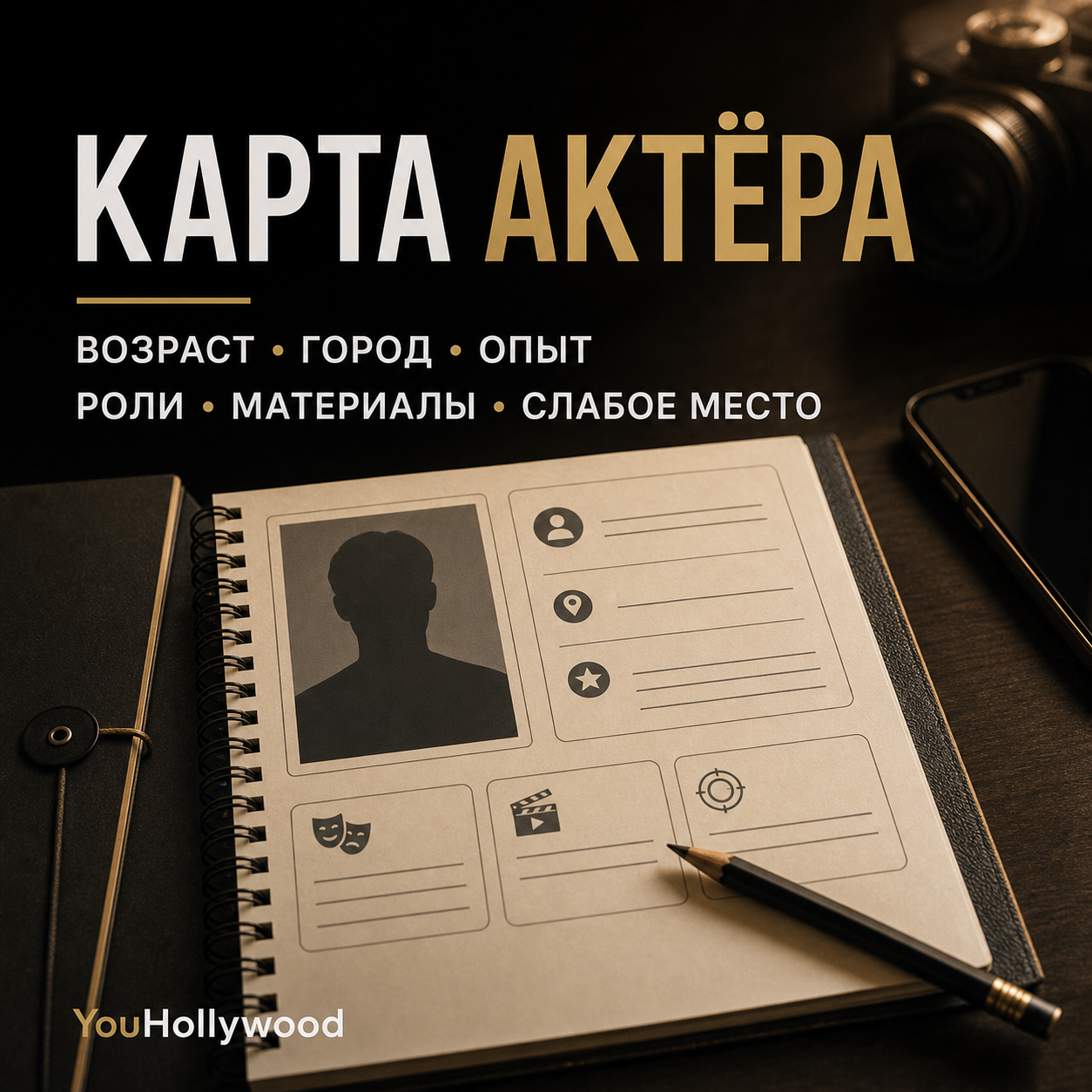Карточка шаблона актёрской карты